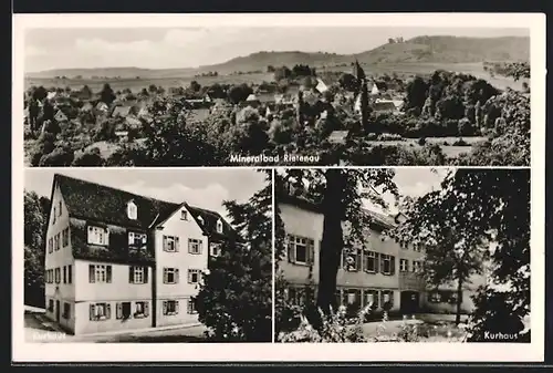 AK Bad Rietenau, Ansichten Kurhaus, Mineralbad Rietenau