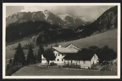 AK Oberstdorf, Gasthaus-Café Kühberg