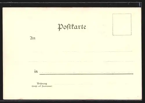 Künstler-AK Weinsberg, Strassenpartie, Blick zur Weibertreu