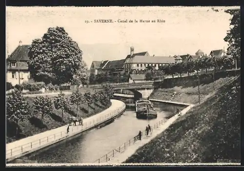 AK Saverne, Canal de la Marne au Rhin