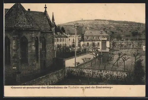 AK Rosheim, Ortsansicht mit Kirche