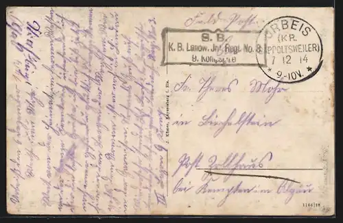 AK Schwarzer See, Partie mit Staumauer