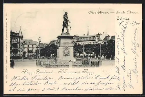 AK Colmar, Rapp-Denkmal