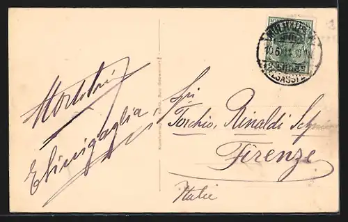 AK Wesserling, Totalansicht aus der Vogelschau