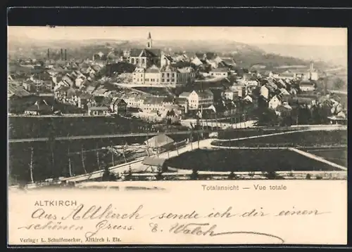 AK Altkirch, Totalansicht