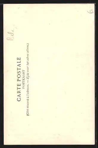 AK Belgischer Trompeter in Tracht auf einem Pferd