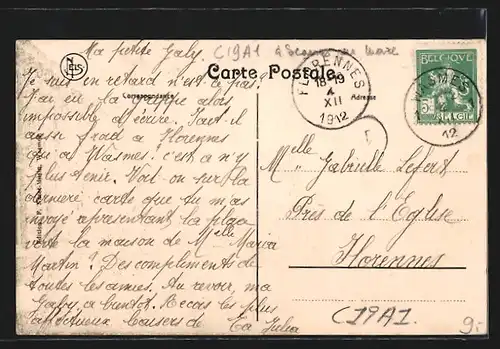 AK Wasmes, Rue des Juifs