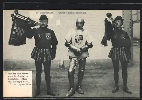 AK Charleroi, Grand Tournoi historique, Chevalier combattant sous le Comte de Charolais