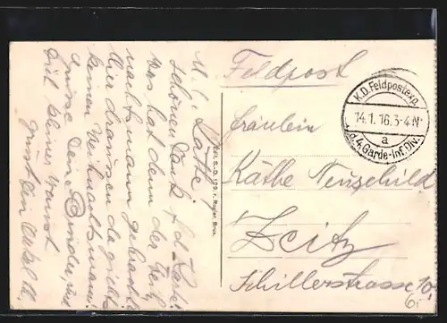 AK Comines, Rue du Faubourg, Strassenpartie