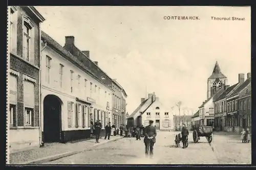 AK Cortemarck, Thourout Straat