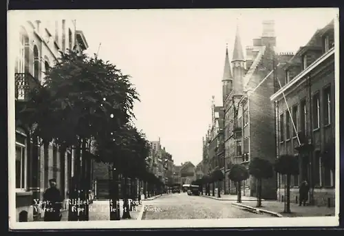 AK Ypres, Rue de Lille et la Poste