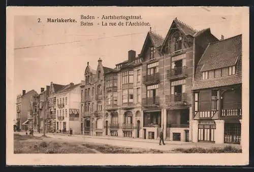 AK Mariakerke, Bains, La rue de l`Archiduc