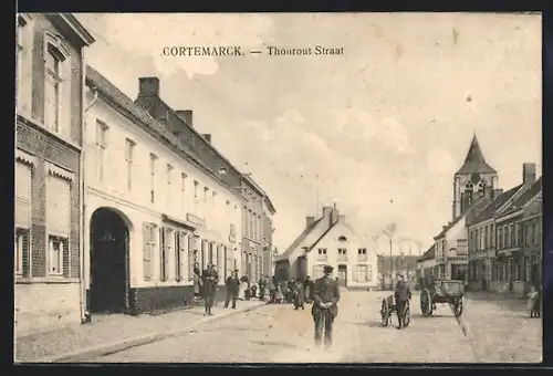 AK Cortemarck, Thourout Straat