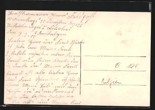 AK Courtrai, Le battage du lin