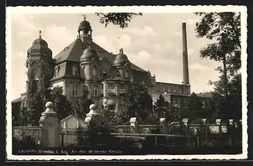 AK Leubnitz-Werdau i. Sa., An der Wettiner Strasse