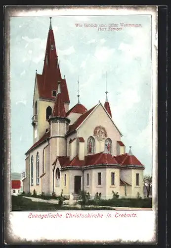 AK Trebnitz, Evangelische Christuskirche