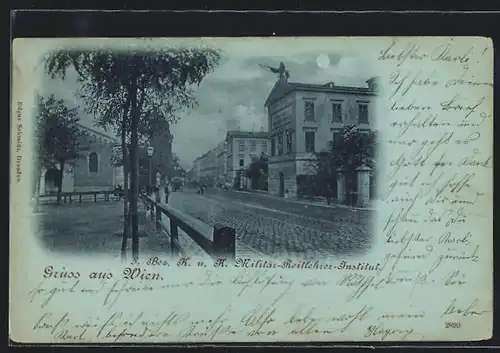 AK Wien, K. u. K. Militär-Reitlehrer-Institut