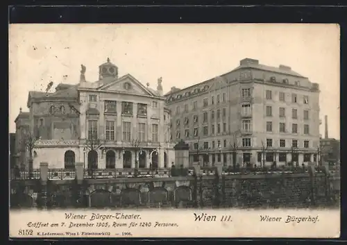 AK Wien, Bürger-Theater, Bürgerhof