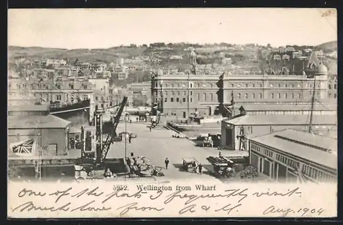 AK Wellington, Panorama from Wharf