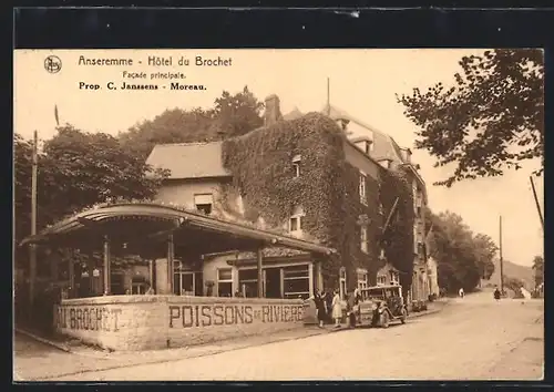 AK Anseremme, Hôtel du Brochet, Prop. C. Janssens-Moreau