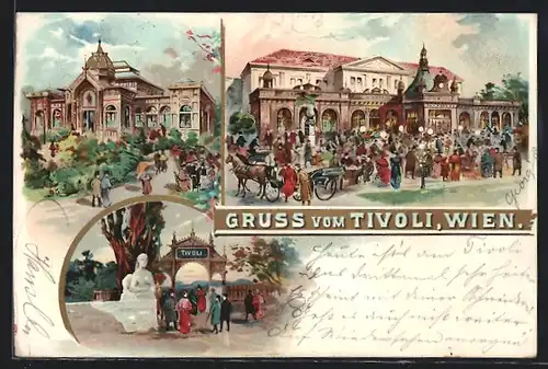 Lithographie Wien, Restaurant Tivoli