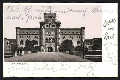 Lithographie Wien, K. K. Arsenal
