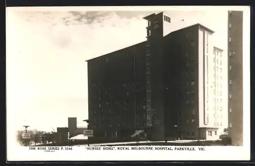 AK Parkville, Nurses Home, Royal Melbourne Hospital