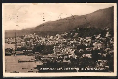 AK St. Thomas, Seen from Blue Beard`s Castle
