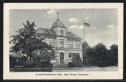 AK Hamburg-Flottbek, Hotel Gross-Flottbeker-Hof von Heinr. Ramcke