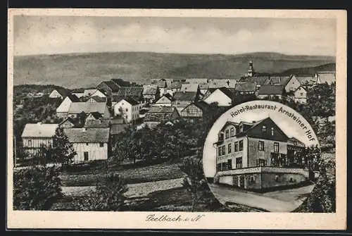 AK Seelbach i. N., Hotel-Restaurant Arnsteiner Hof, Teilansicht