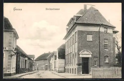 AK Esens, Blick in die Steinstrasse