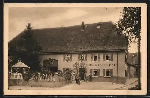AK Ober-Ramstadt, Gasthaus und Pension Hessischer Hof