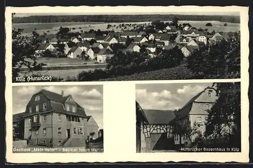 AK Külz, Gasthaus Mein Heim, Hunsrücker Bauernhaus