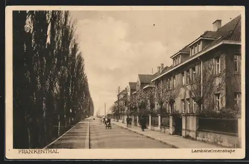 AK Frankenthal, Blick in die Lambsheimerstrasse