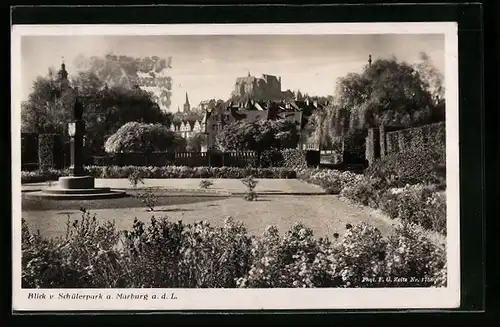 AK Marburg a. Lahn, Blick vom Schülerpark