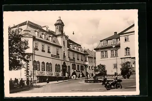 AK Ilmenau in Thüringen, auf dem Platz vor dem Rathaus