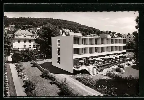 AK Bad Orb im Spessart, Kurviertel, Diätheim Theilmann und Haus Pfeiffer Krug II