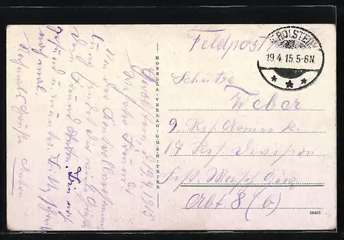 AK Gerolstein, Blick auf die Auburg und Munterlay