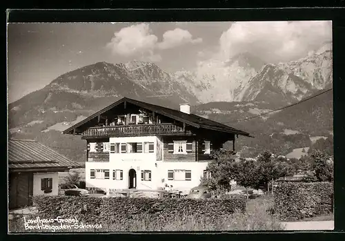 AK Berchtesgaden-Schönau, das Landhaus Grassl