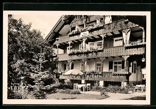 AK Oberstdorf /Allg., Hotel-Pension Haus Bergblick