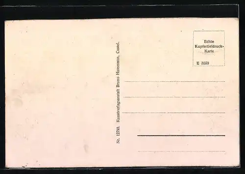 AK Gieselwerder a. d. Weser, Ortsansicht am Fluss