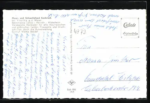 AK Seebruch, Strassenpartie im Ort