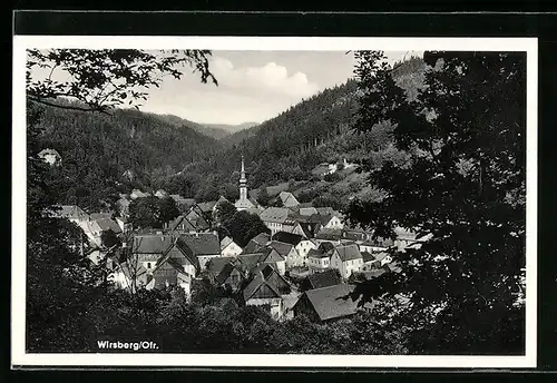 AK Wirsberg i. Ofr., Generalansicht mit der Kirche