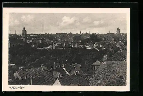 AK Waiblingen, Ortsansicht