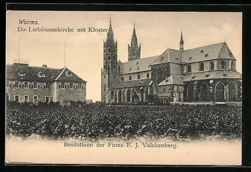 AK Worms, Liebfrauenkirche mit Kloster