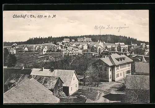 AK Oberhof i. Th., Generalansicht der Stadt