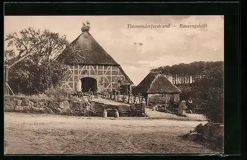 AK Timmendorferstrand, am Bauerngehöft