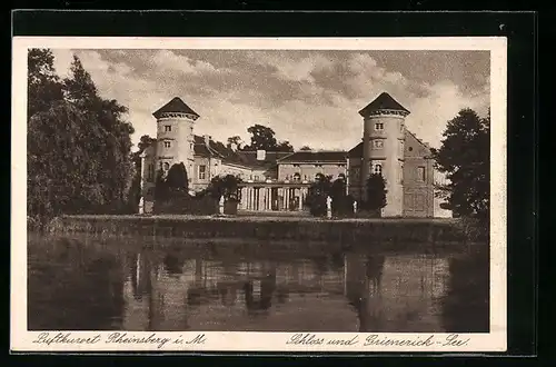 AK Rheinsberg i. M., Schloss und Grienerick-See