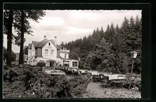 AK Rengsdorf im Westerwald, Hotel Cafe Obere Mühle