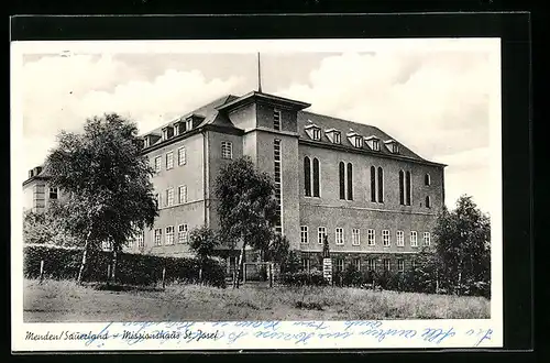 AK Menden im Sauerland, das Missionshaus St. Josef